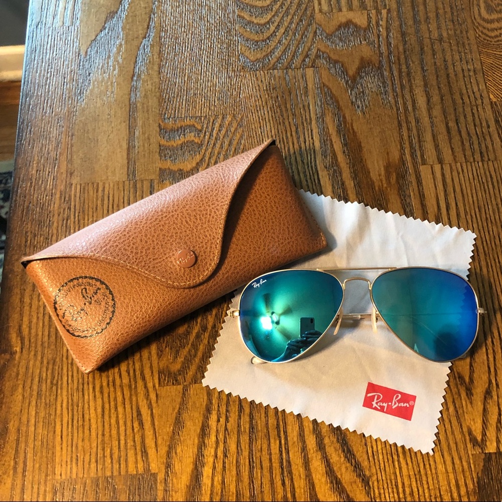 Ray Ban Mirror Flash Aviators
